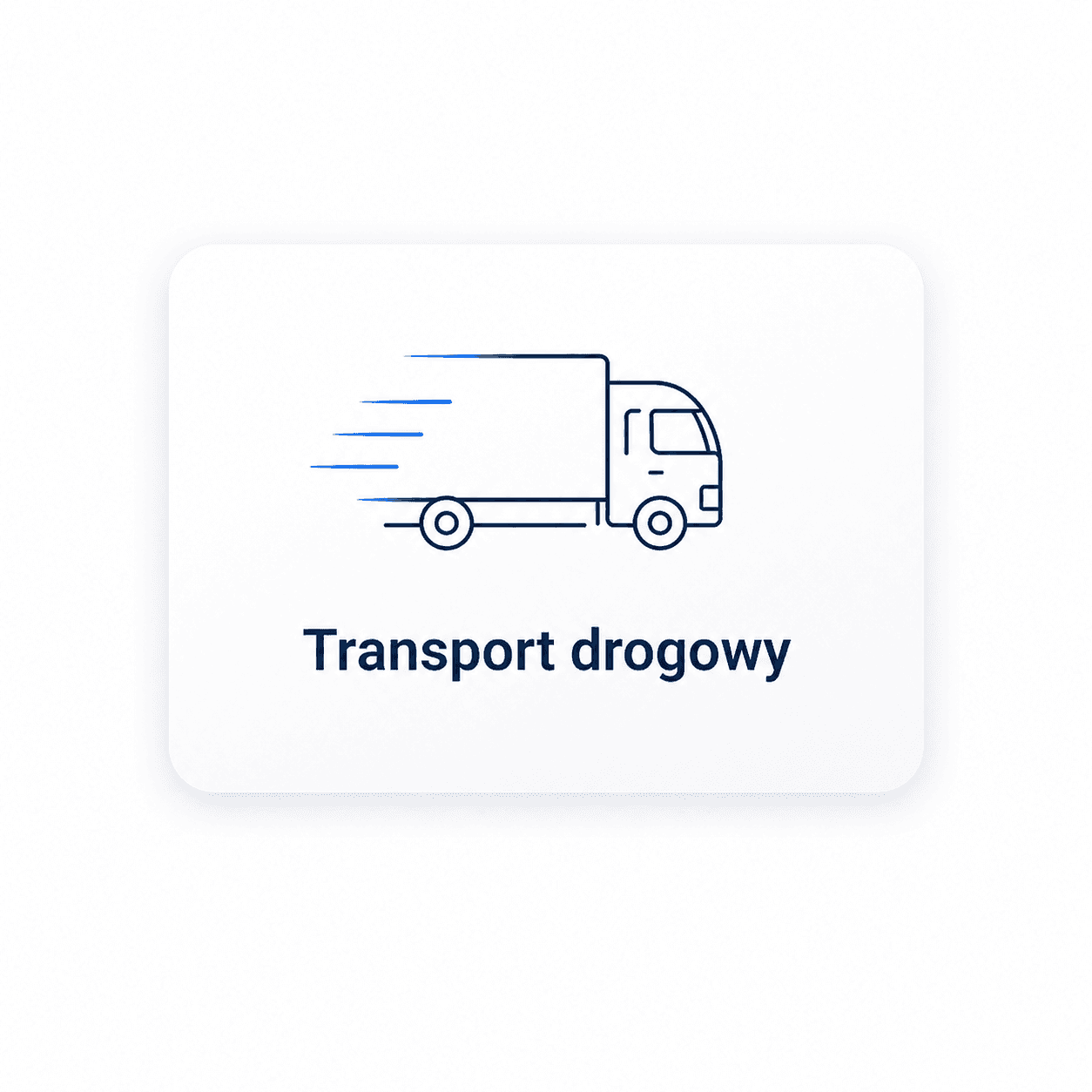 Kafelek usługi Transport drogowy
